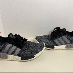 Adidas NMD R1 Glitch Core Men's black camo shoes